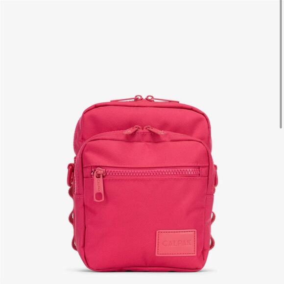 Calpak Mini Crossbody Bag Pink Messenger Multiple Pockets - Picture 2 of 6